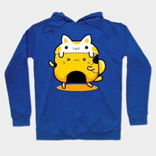 yellow cat tour guide profession Hoodie